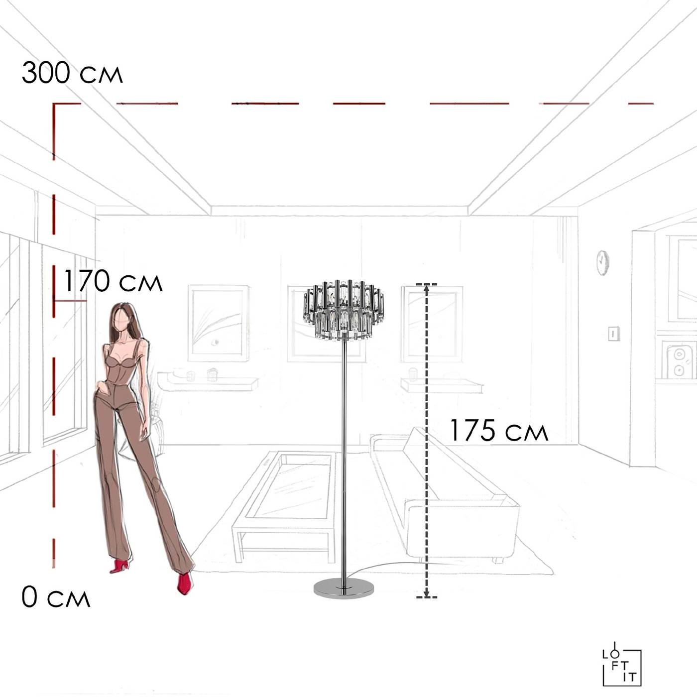 10438F Торшер Loft It Boucle 10438F