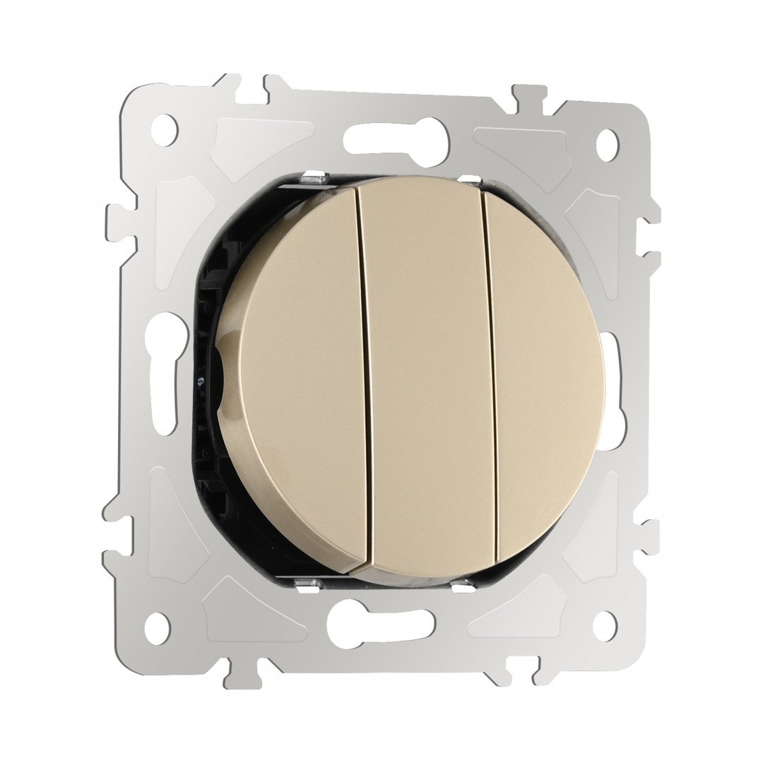 Выключатель Arte Milano Am-202 202.30-3.shampan