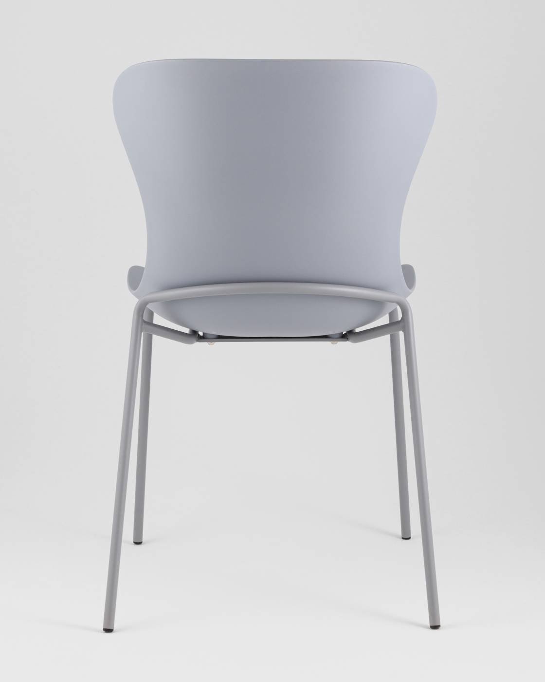 D-025A grey Стул пластиковый Stool Group Shaya D-025A grey