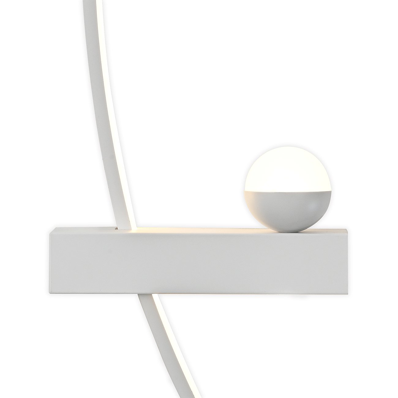 10220/2LED White L Настенный светильник Escada Ray 10220/2LED White L