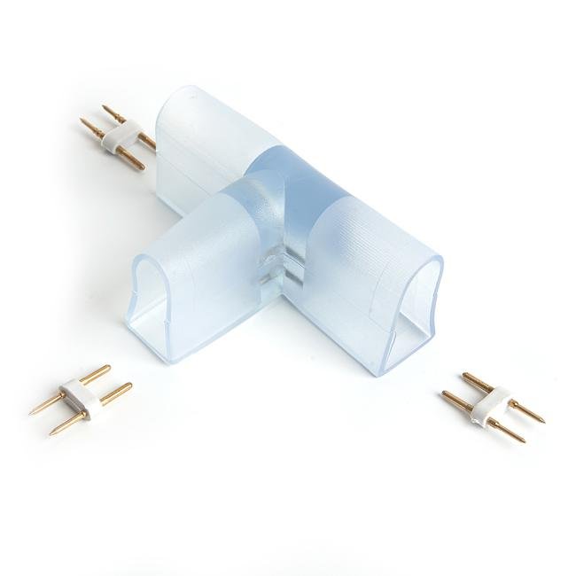 48211 Соединитель Т-образный для светодиодной ленты 220V Feron LD516 48211