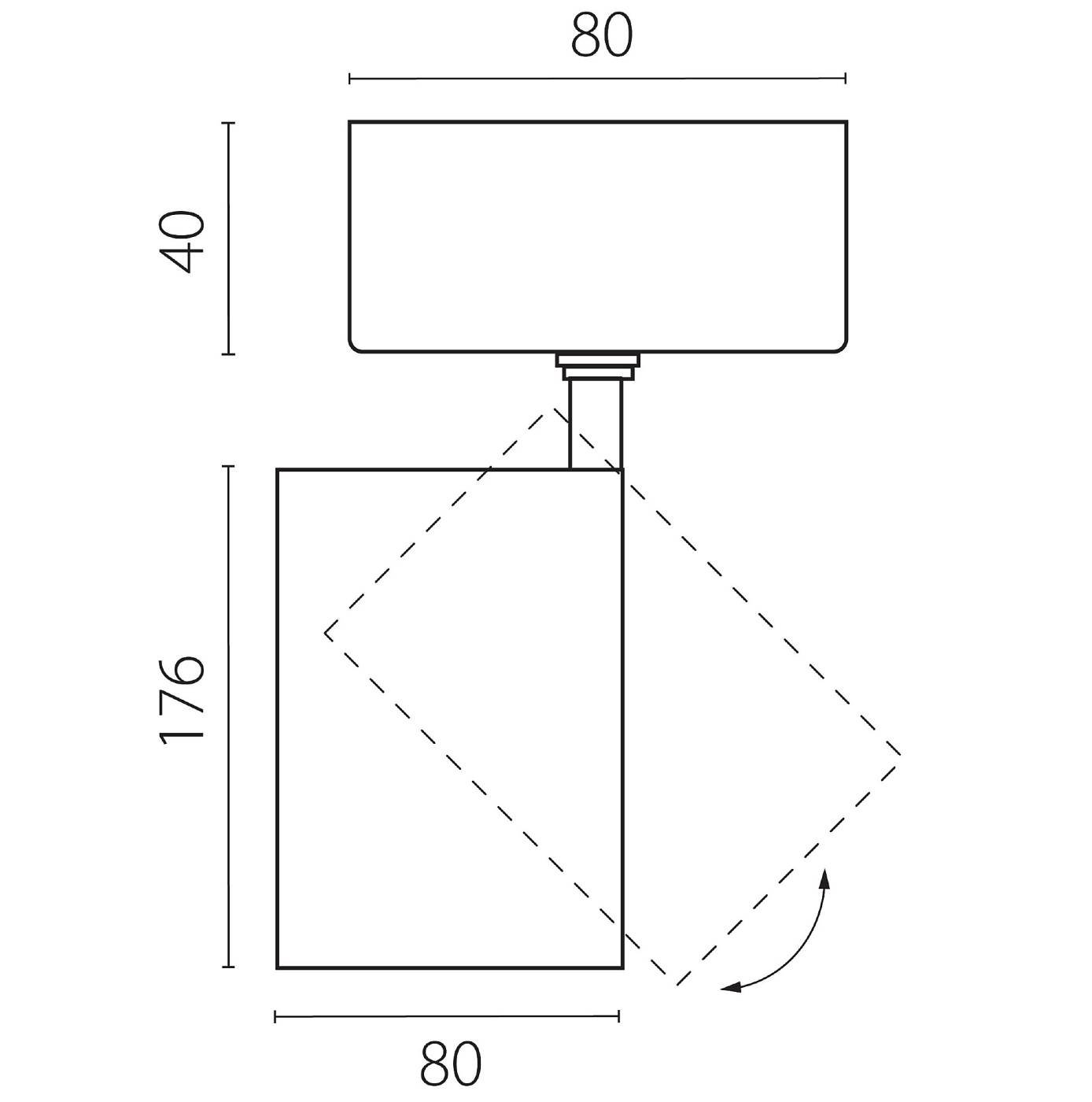 Светильник спот Lightstar Canno Pro C4306SO