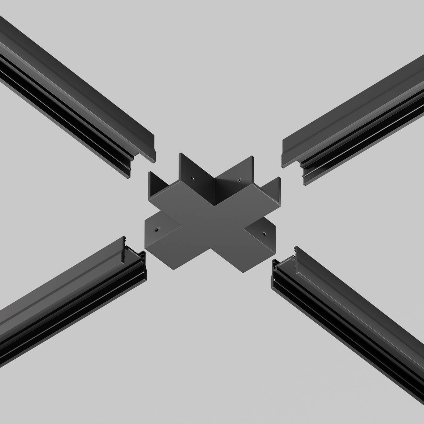 Коннектор X-образный для профиля Elasity IP Maytoni IP O-TR001-CC