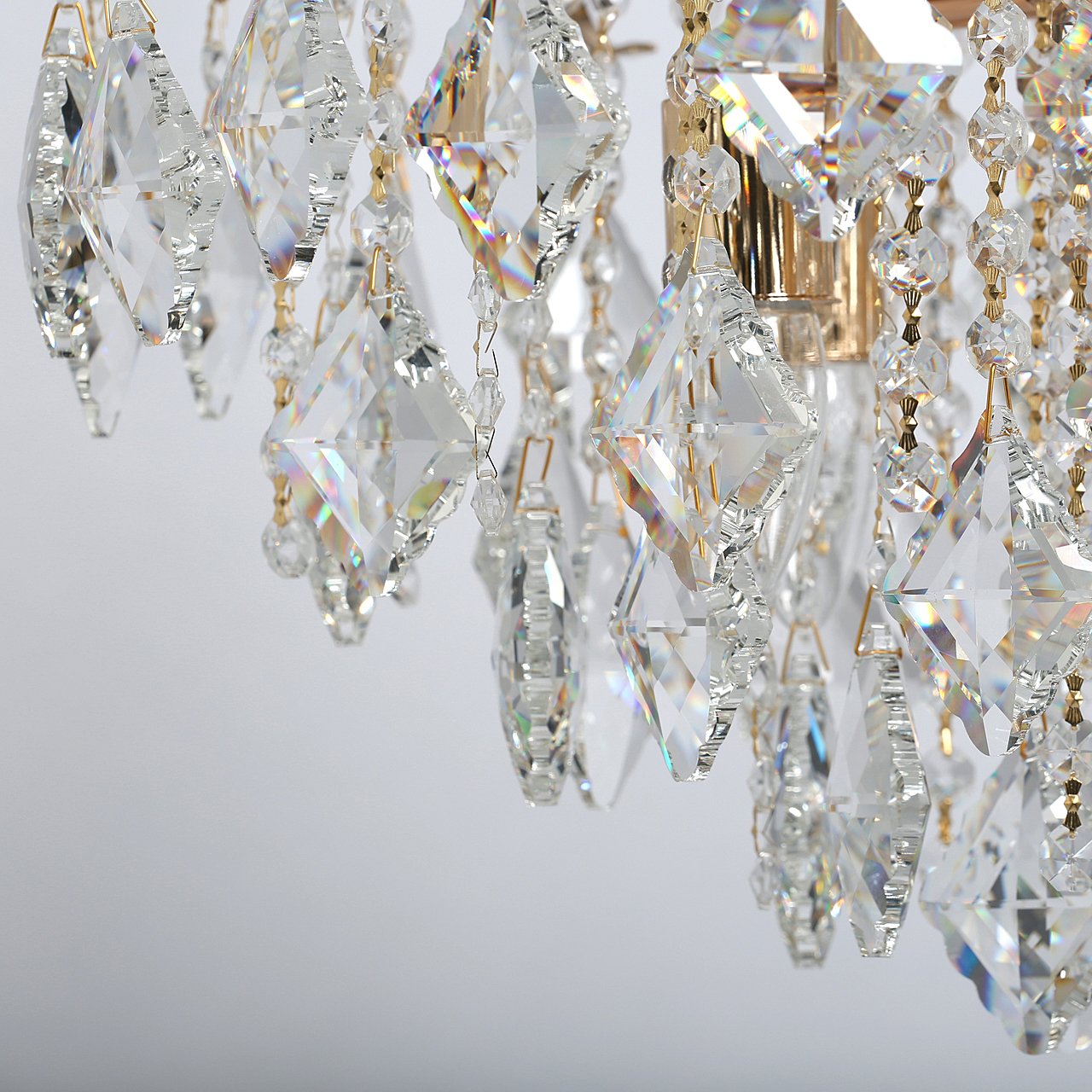 Потолочная хрустальная люстра De Markt Бриз 464019406