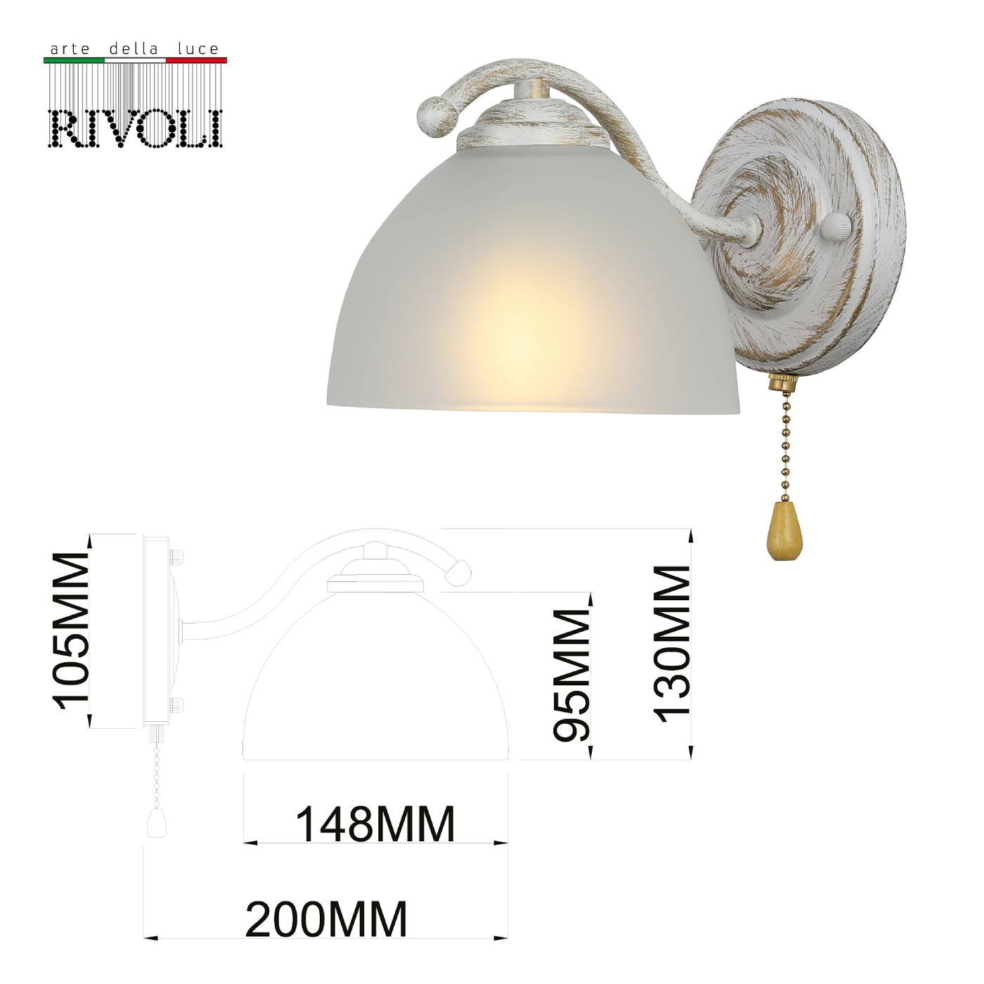 Настенное бра Rivoli Valerie 9169-401