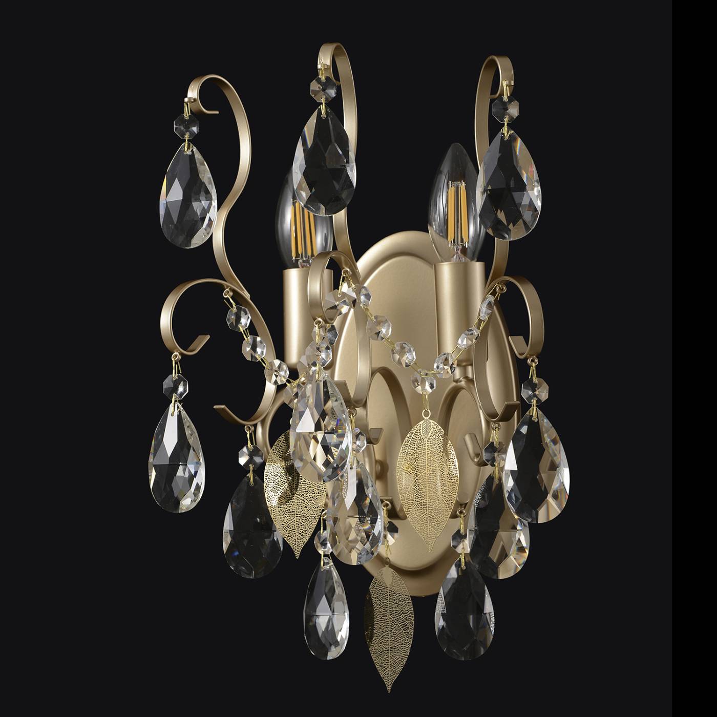 Настенное бра Crystal Lux Esmiralda ESMIRALDA AP2 GOLD