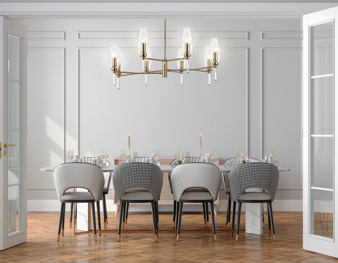 Люстра на штанге Ambrella Modern LH55202