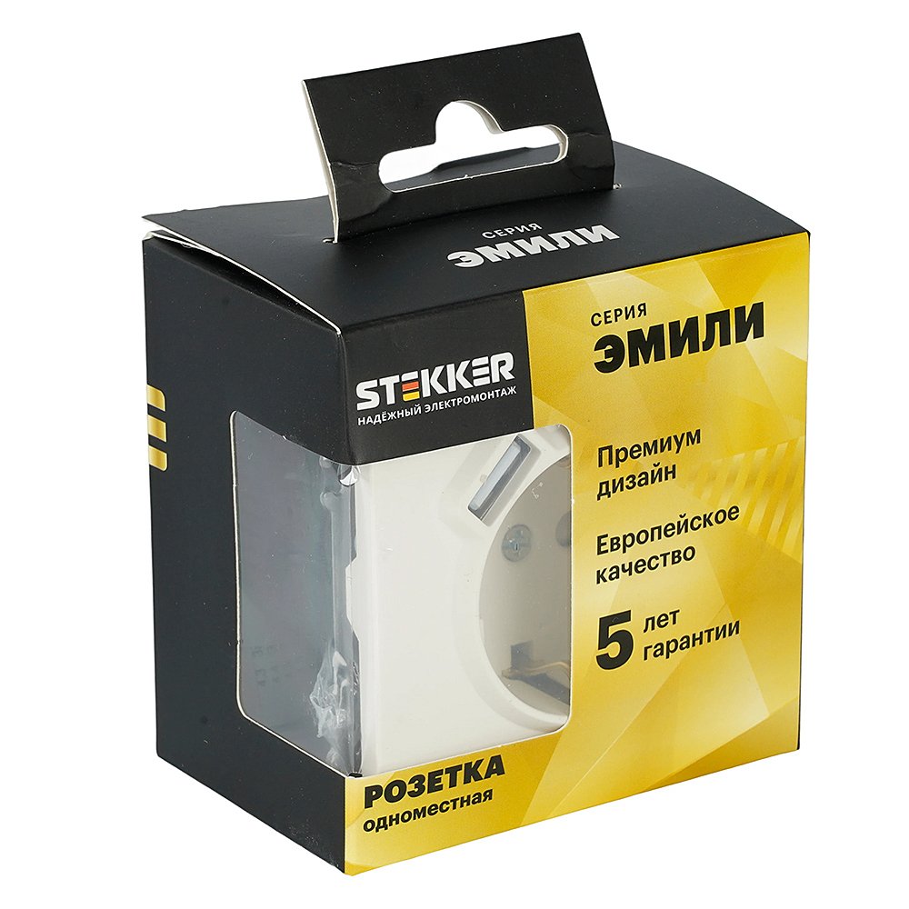 Розетка Stekker Эмили 50217