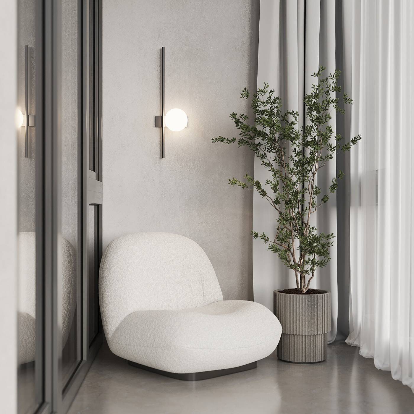 Настенное бра Eurosvet Frost 503052 хром