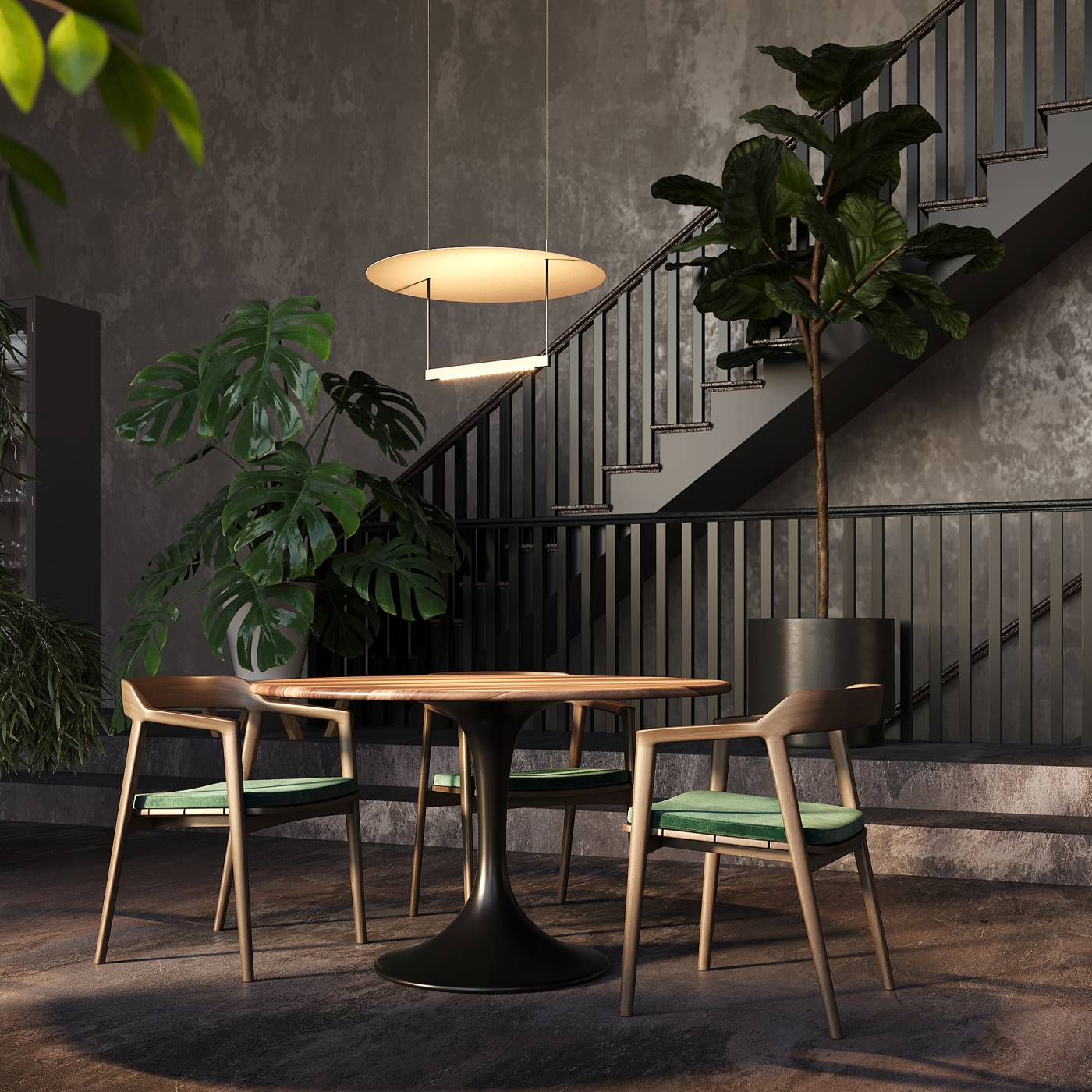 Светильник подвесной Maytoni Ambience MOD280PL-L30B3K1