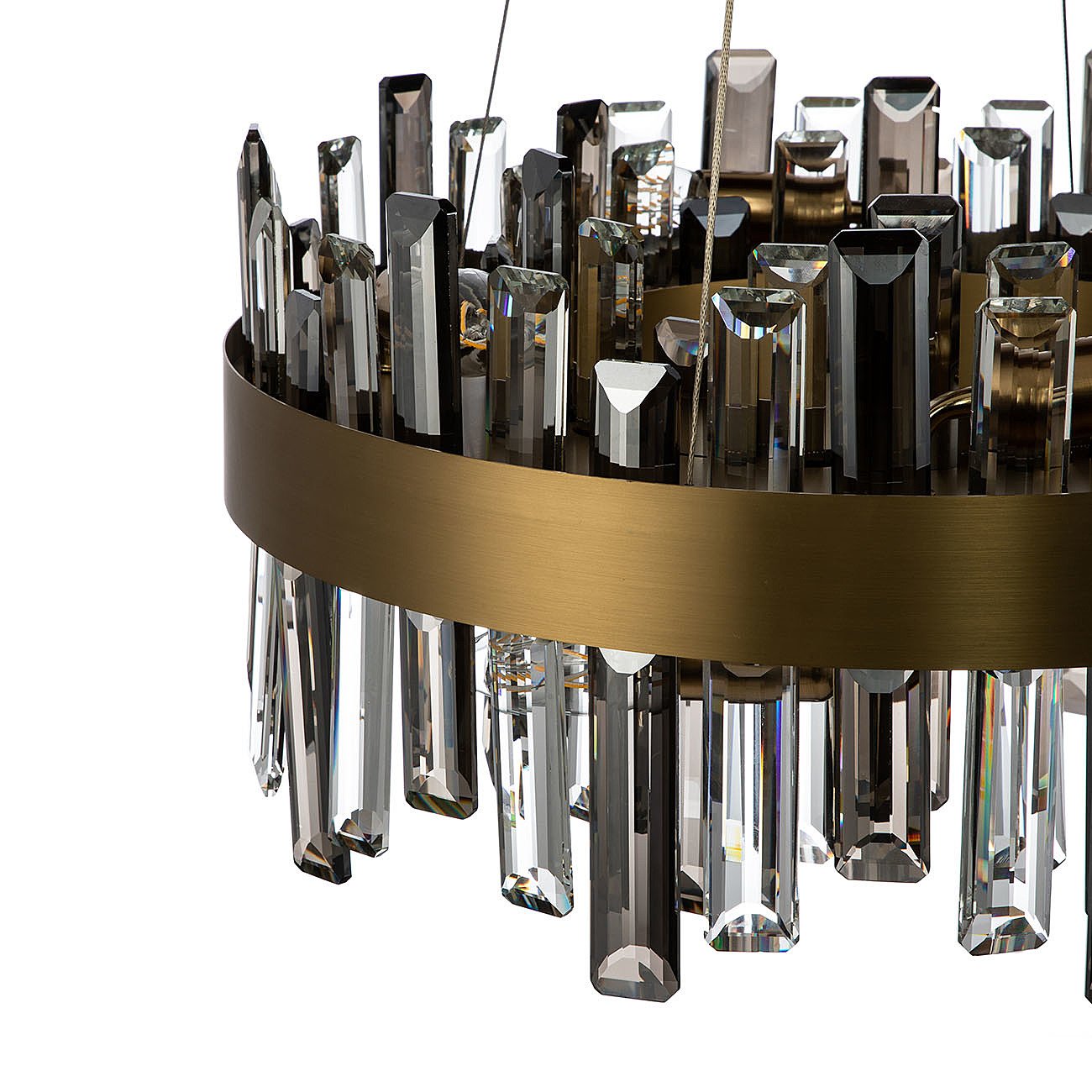 V000037 Подвесная люстра Indigo Ritmo 12006/8P Brass V000037
