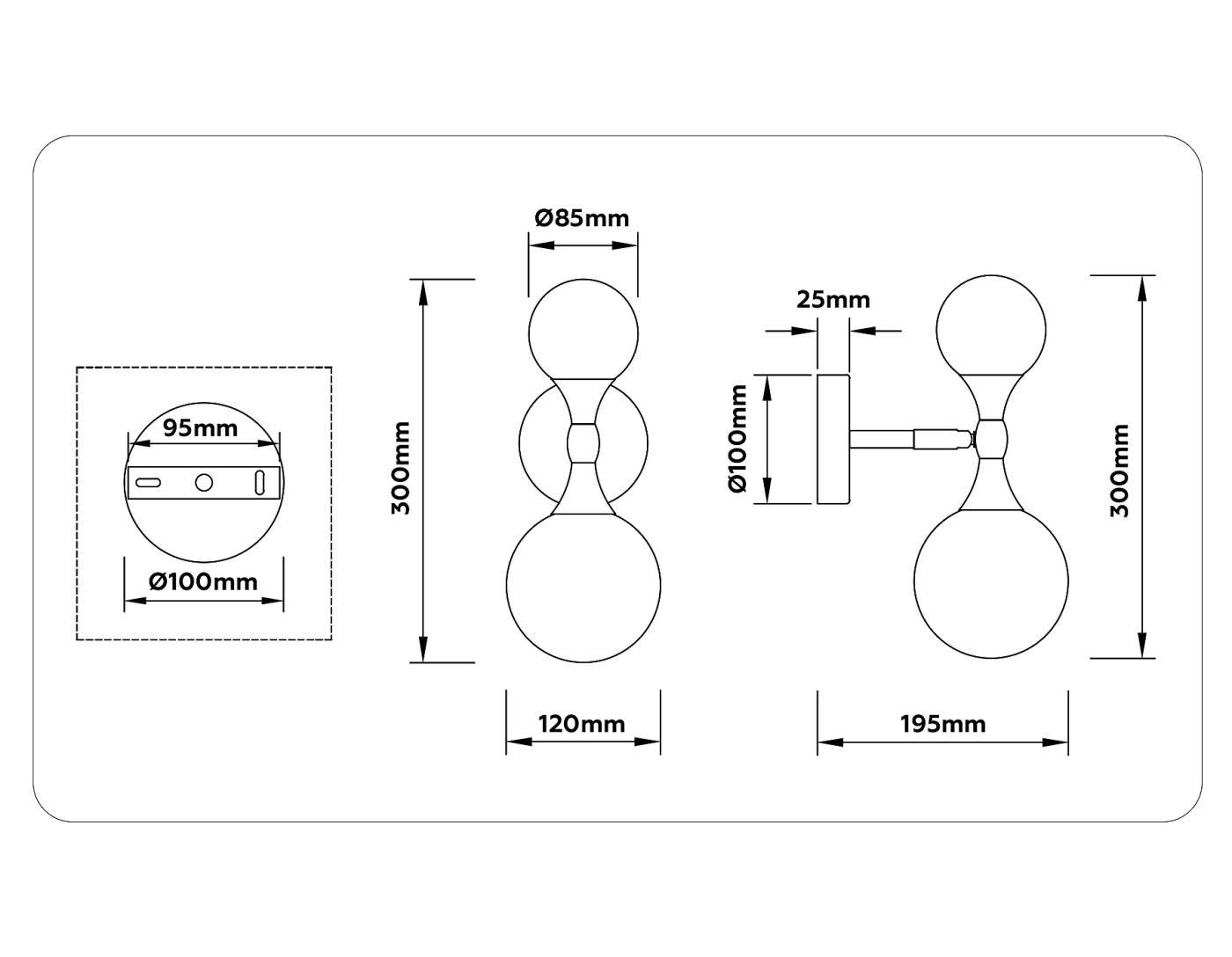 LH51053 Настенное бра Ambrella Modern LH51053
