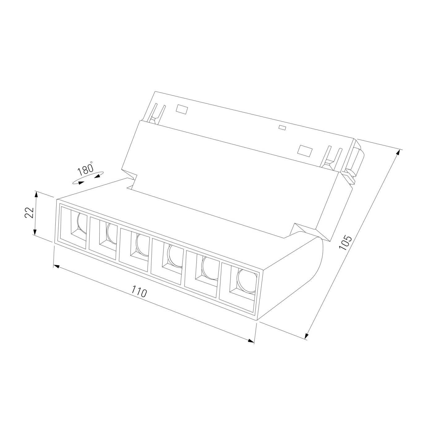 Умный трековый светильник 6W 2700-6500K диммируемый (чёрный) 85194/01_система Слим Трековый светильник Elektrostandard Slim Magnetic 85194/01 Slim Magnetic Умный трековый светильник 6W 2700-6500K Dim HL01 (черный)