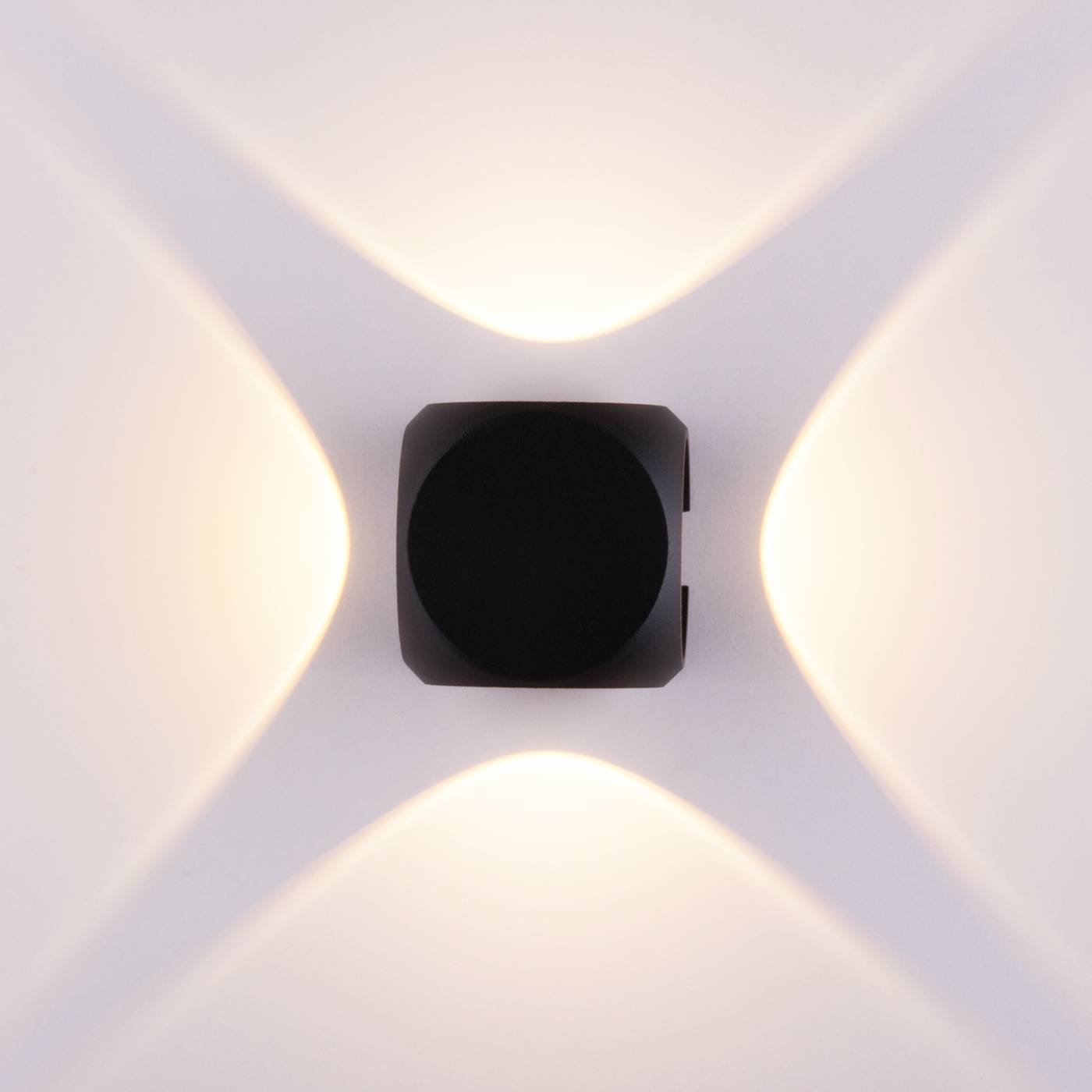 1504 TECHNO LED CUBE черный Уличный настенный светильник Elektrostandard Сube 1504 TECHNO LED CUBE черный