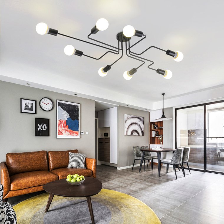 102019-26 Потолочная люстра ImperiumLoft Scheme_Black_01 102019-26