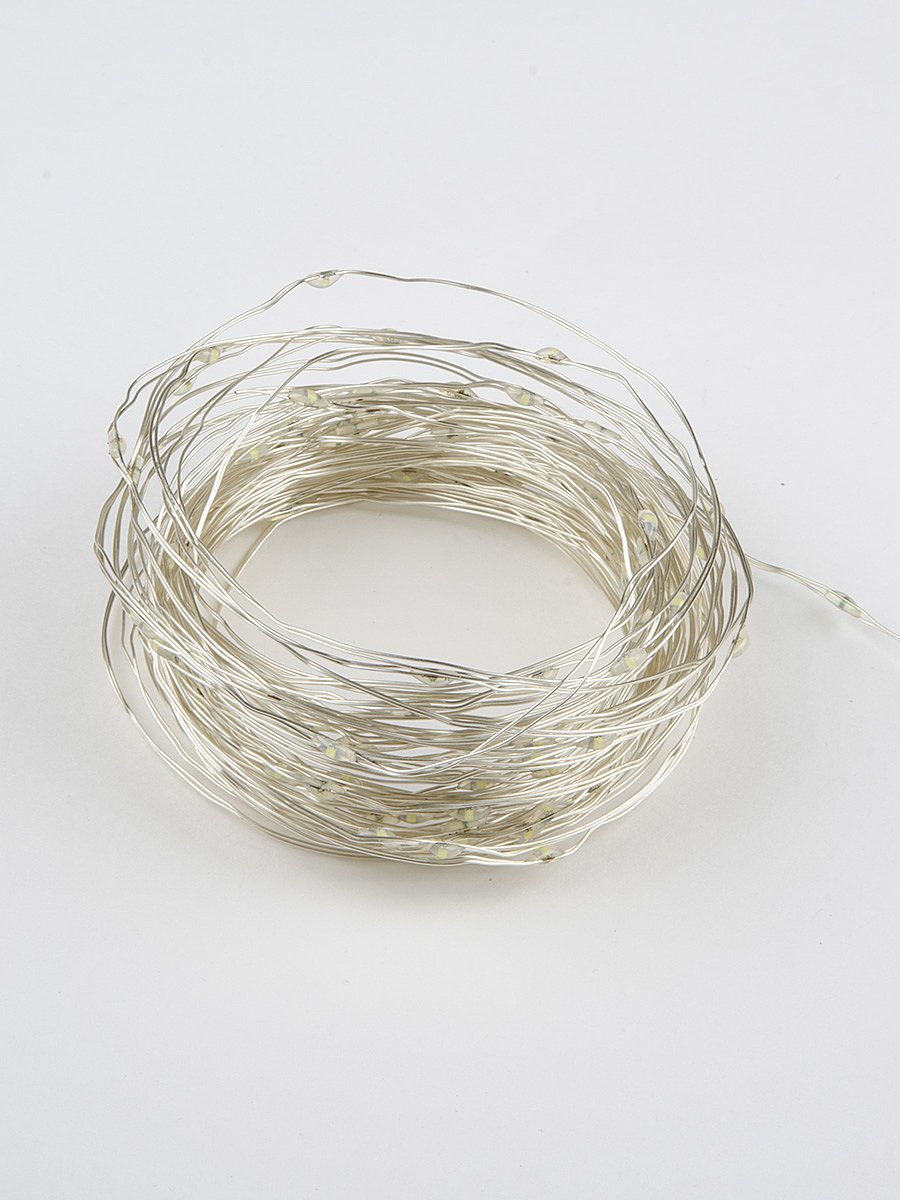 Гирлянда Uniel ULD-S1000-100/SCB/3AA WARM WHITE IP20 DEW