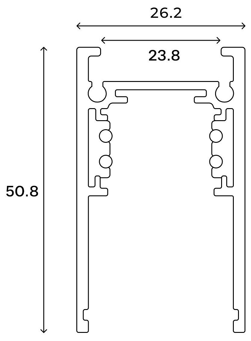 Трек накладной Hesby Lighting ElDeko HSBL_0170