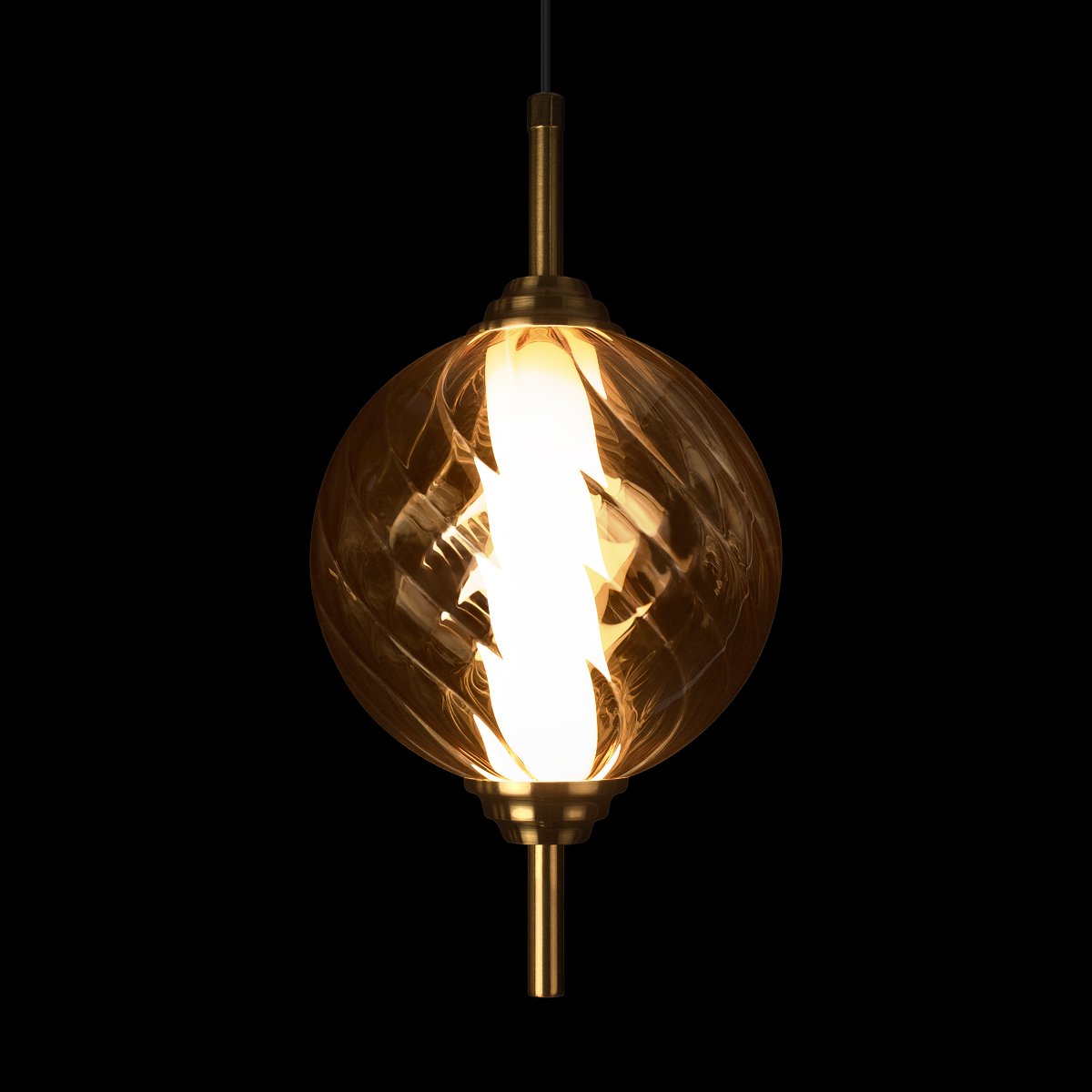 Светильник подвесной Loft It Helix 10421/B Amber