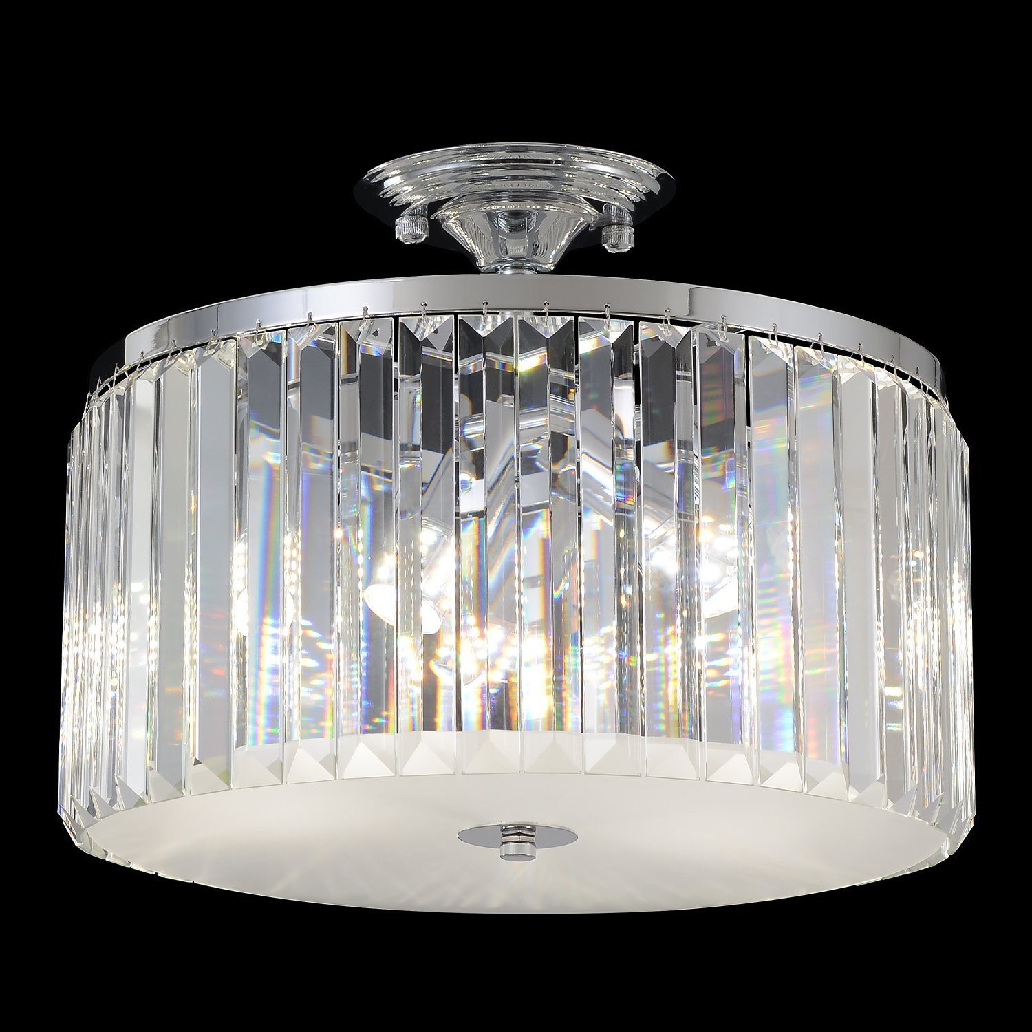 HILTON PL4 CHROME Светильник потолочный Crystal Lux Hilton HILTON PL4 CHROME