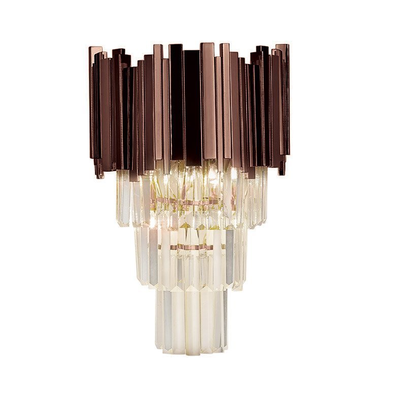 A006-200 A2 dark brown Настенное бра Delight Collection Barclay A006-200 A2 dark brown