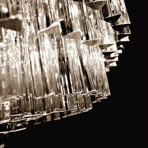 KR0387P-10A black/clear Подвесная люстра 1920s Odeon Delight Collection KR0387P-10A black/clear