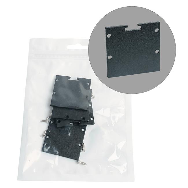 52094 Заглушка без отверстия для профиля CAB256, LD352 (комплект 4шт) Feron LD240 52094