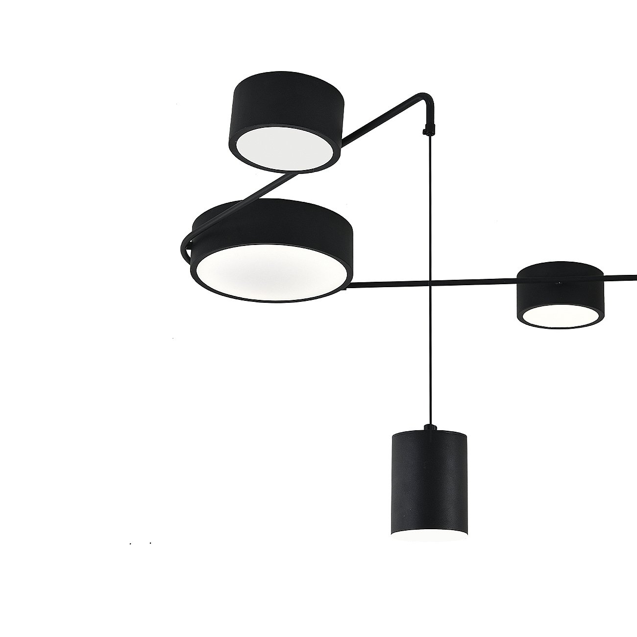 V000161L Светильник подвесной Indigo Modulo V000161L 14028/5С Black