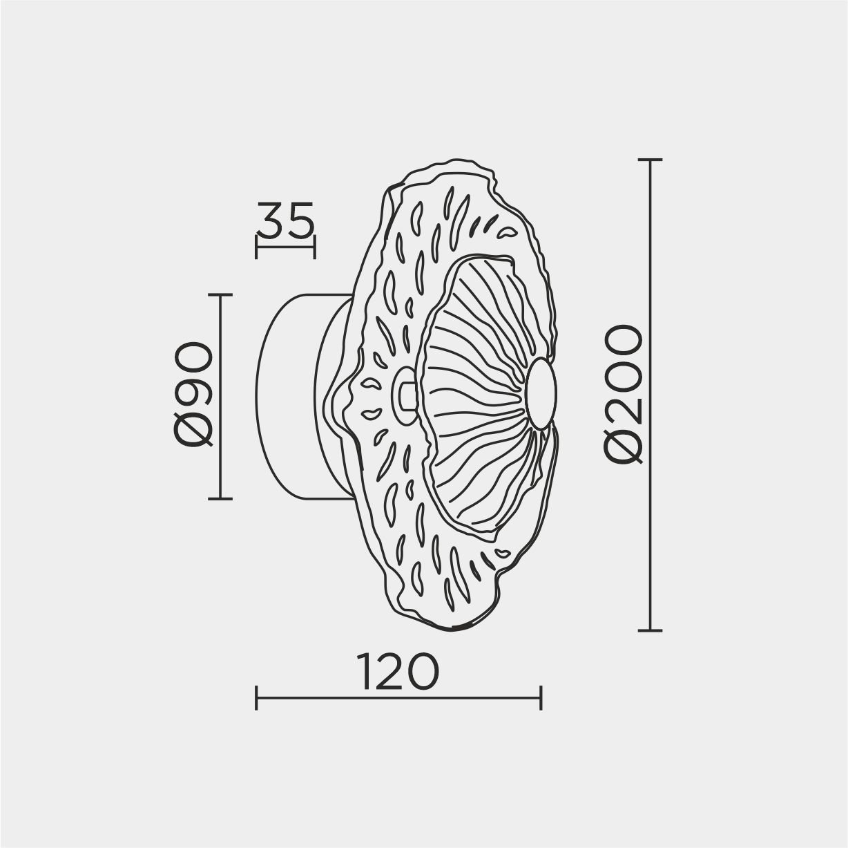 MS.1525.200 Настенный светильник MS Modelux MS.1525.200