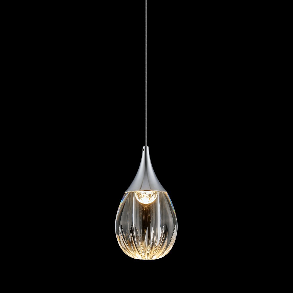 MD24001004-1A chrome/clear Светильник подвесной Delight Collection Stilla MD24001004-1A chrome/clear