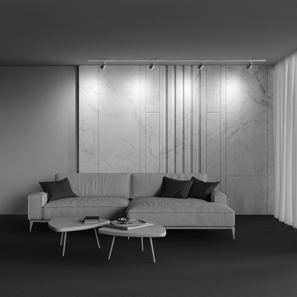 Трековый светильник Maytoni Single phase track system Unity TR088-1-GX53-S