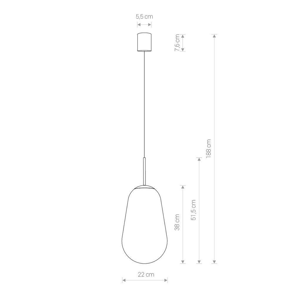 7797 Светильник подвесной Nowodvorski Pear L 7797