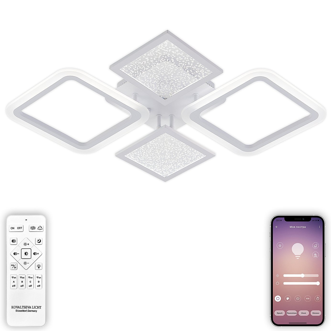 LED LAMPS 81166 Потолочная люстра Natali Kovaltseva LEDLIGHT LED LAMPS 81166