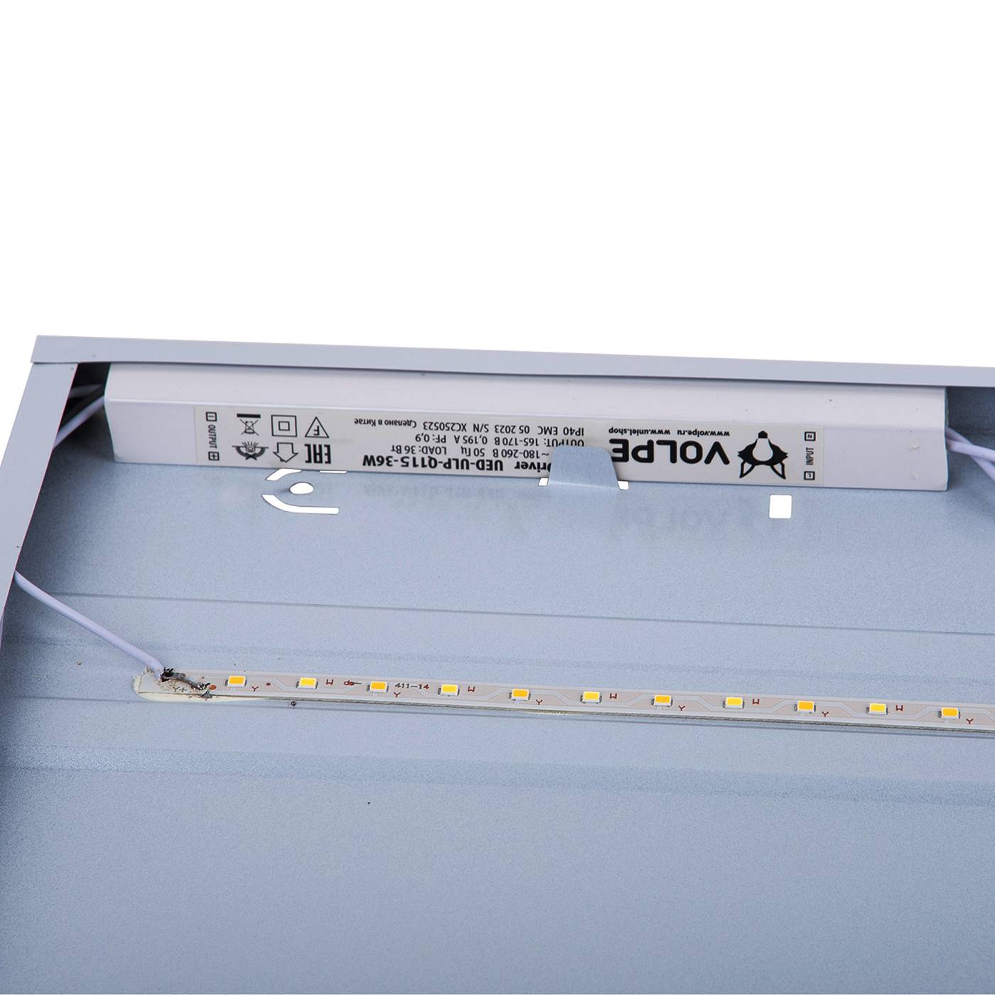 Светильник армстронг Volpe ULP-Q115 6060-36W/4000K+6500K WHITE