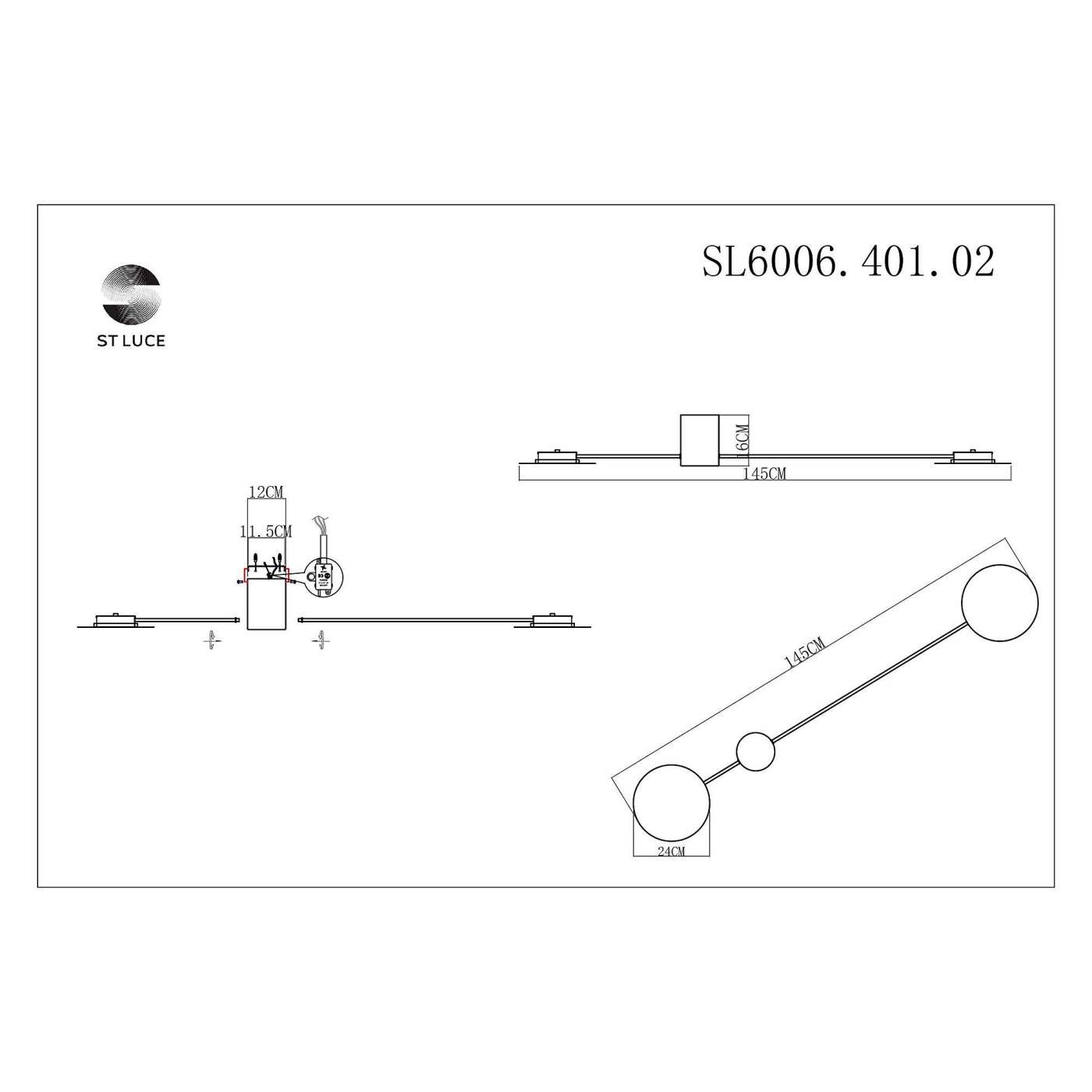 Настенный светильник ST Luce Tondo SL6006.401.02