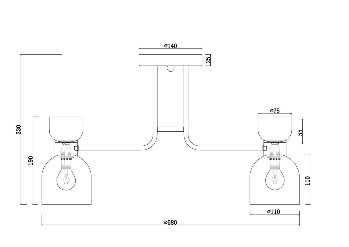 FR5094PL-05G Потолочная люстра Freya Isla FR5094PL-05G