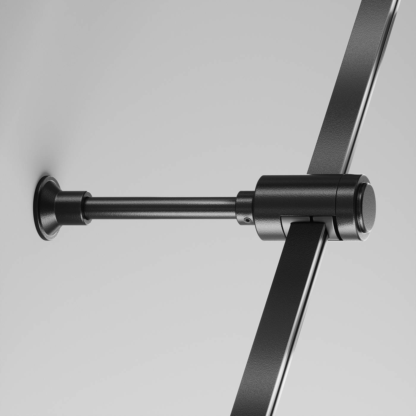 TRA155CW-SL1-B Крепление настенное Wall одинарное удлиненное Flarity Maytoni Accessories for tracks Flarity TRA155CW-SL1-B