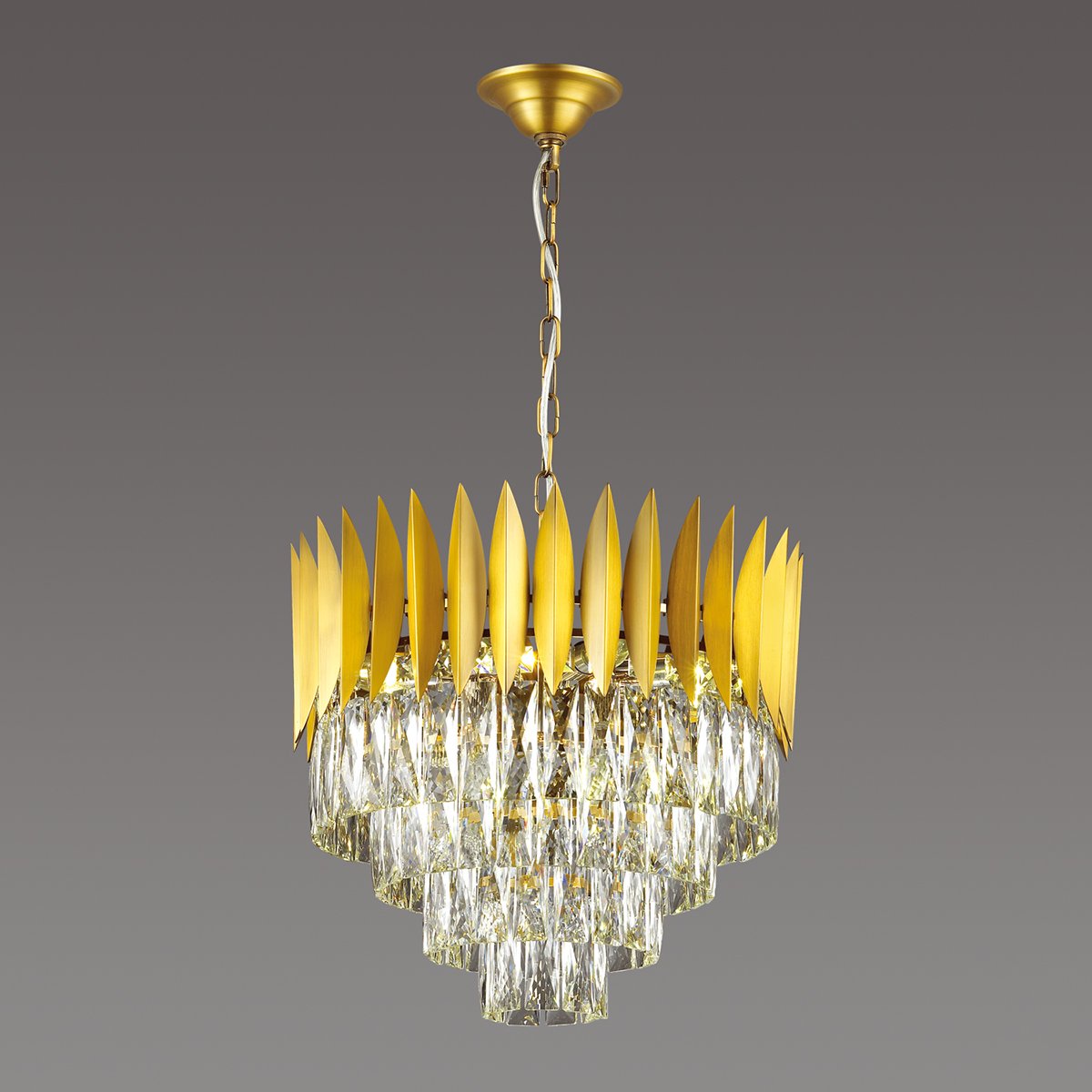Подвесная хрустальная люстра Valetta Odeon Light 4124/12