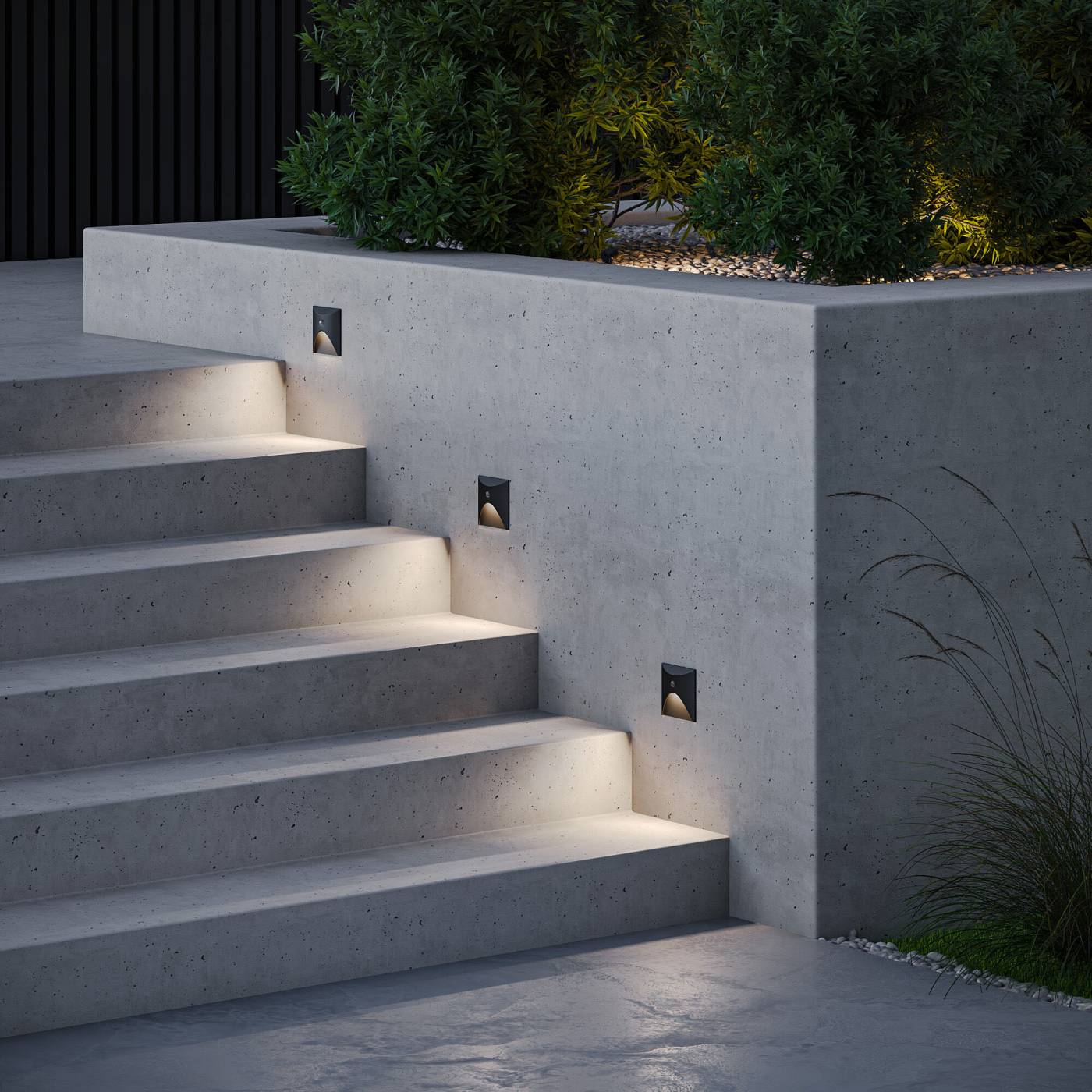 Подсветка для ступеней Elektrostandard Move 40158/LED 4000K с датчиком движения Черный