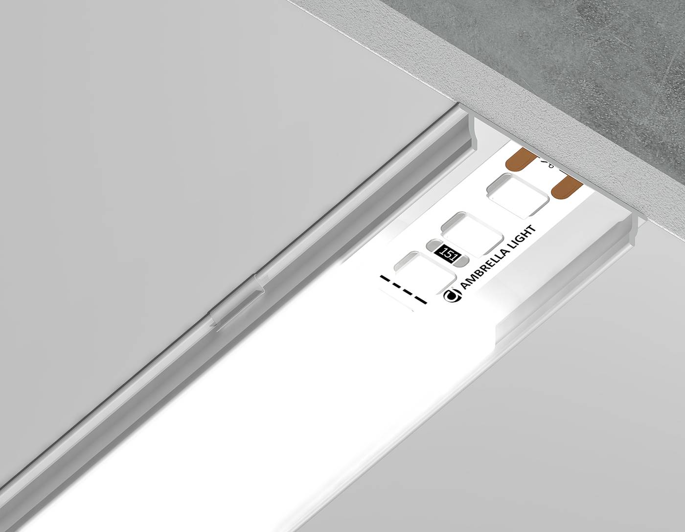 Профиль Ambrella Illumination GP1600WH