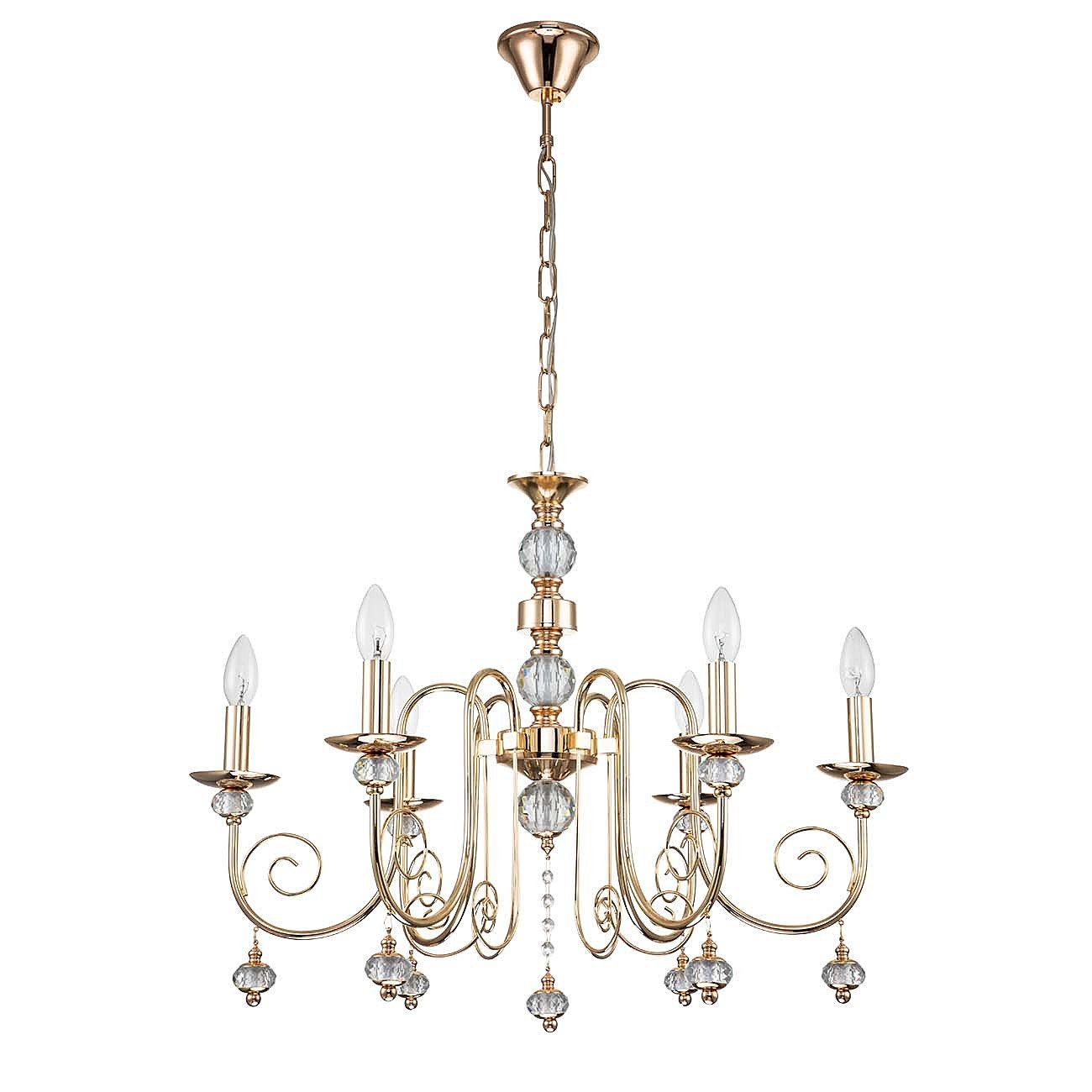 Подвесная люстра Escada Shine 678/6PL Gold