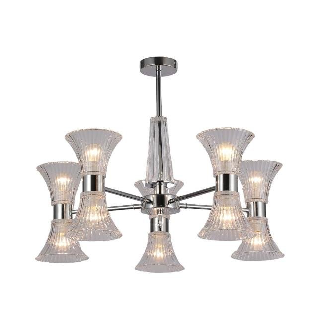 G11057/10CR CL Потолочная люстра Gerhort G11057 G11057/10CR CL