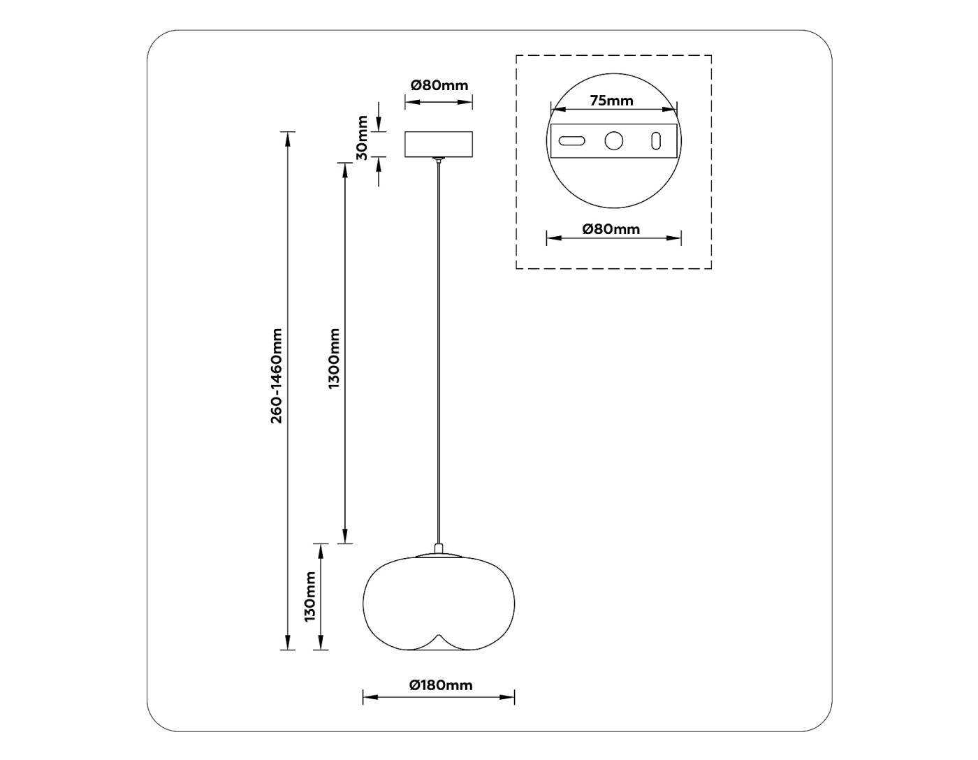 Светильник подвесной Ambrella Modern LH11081