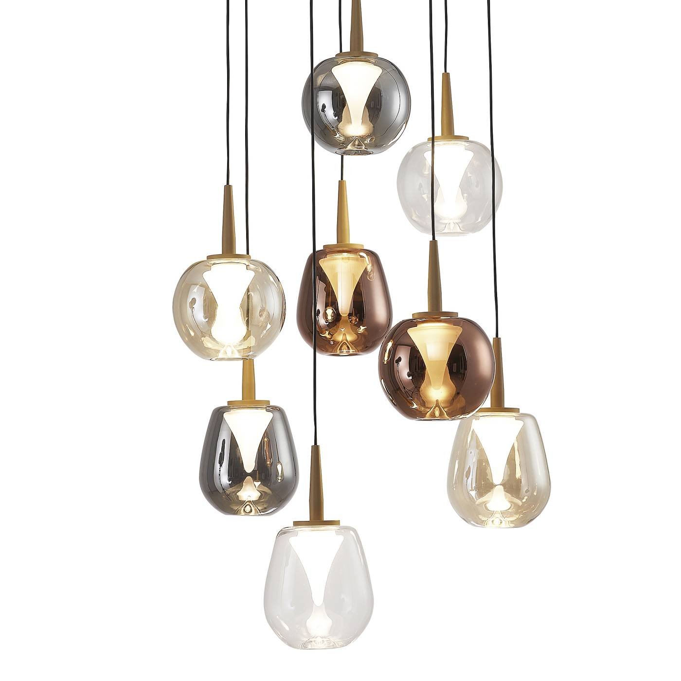 Подвесная люстра Mantra Andromeda 8933+8PL