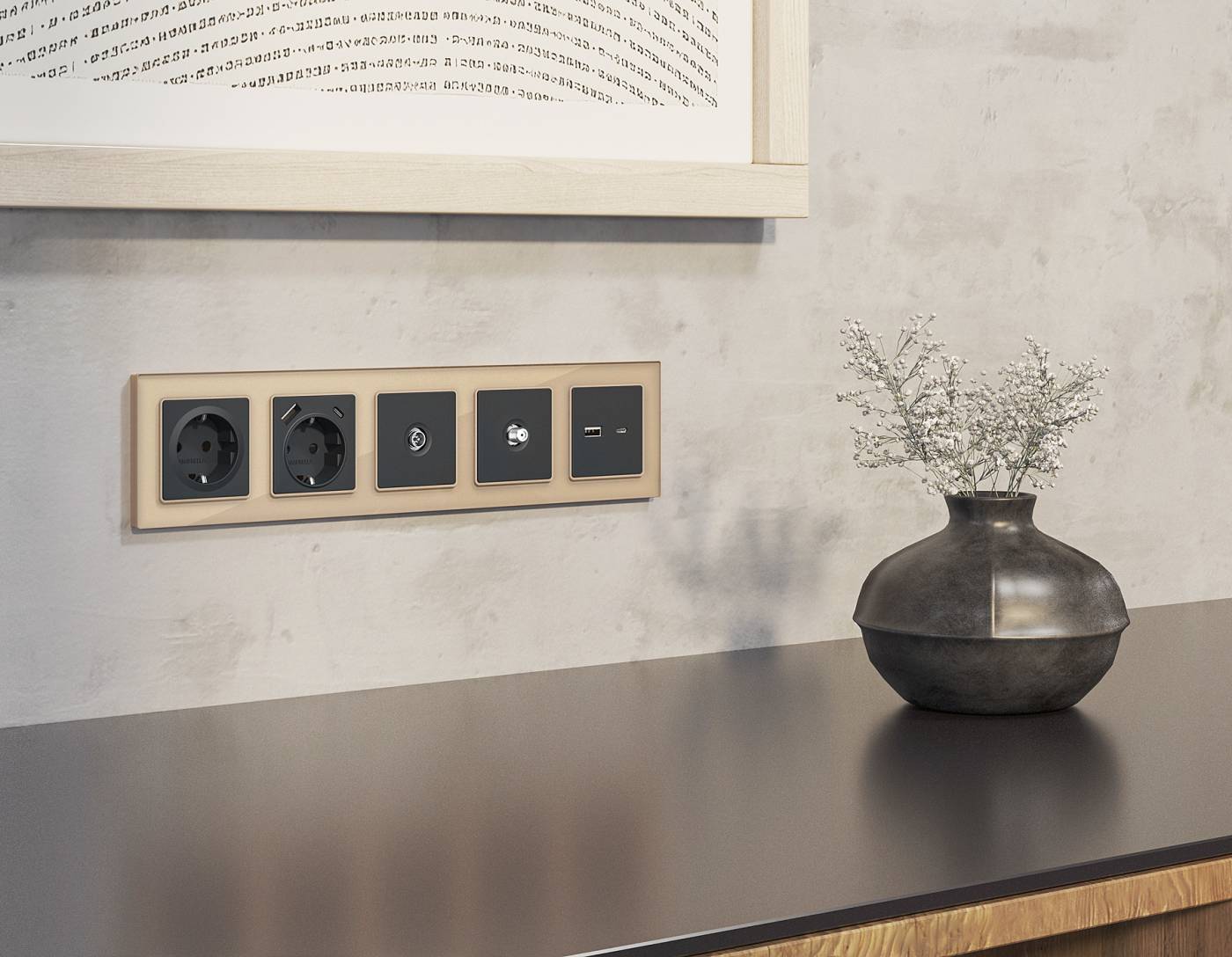 Розетка Ambrella Volt ALFA MA913050