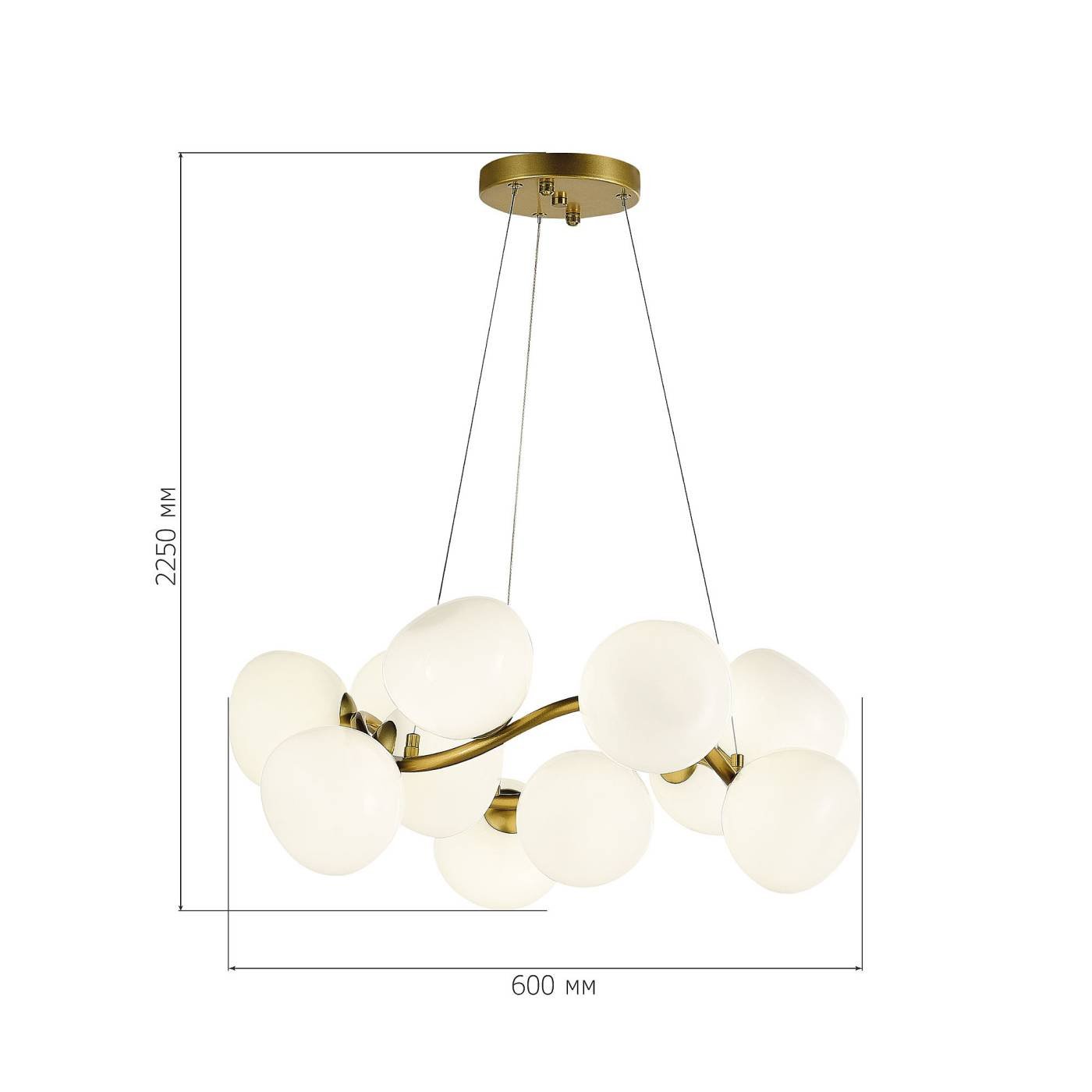 SL1519.303.12 Подвесная люстра ST Luce Sweven SL1519.303.12