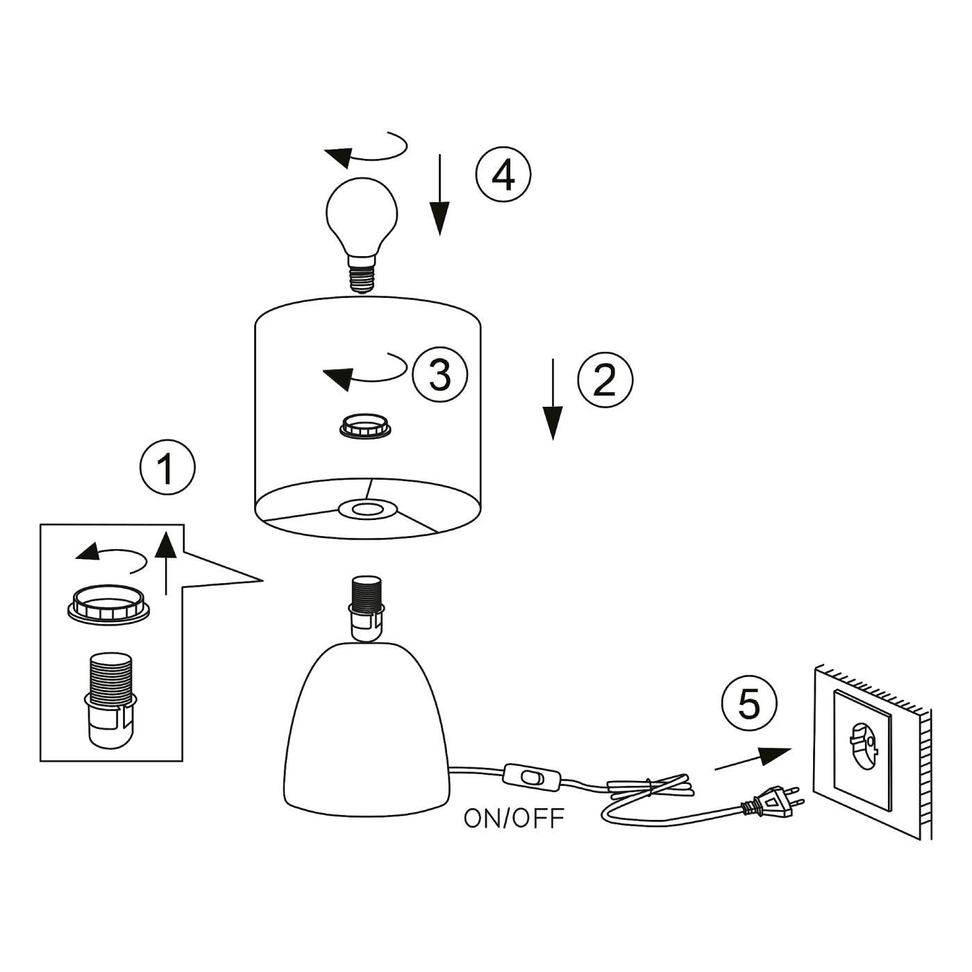 Настольная лампа Rivoli Nadine 7047-503