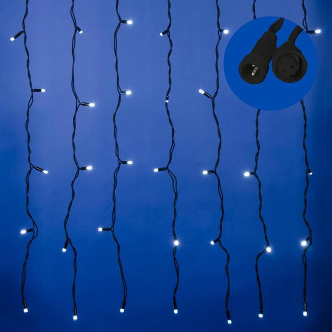 ULD-C3020-384/TBK WHITE IP67 Занавес светодиодный с эффектом мерцания, 3х2м Uniel ULD-C3020-384/TBK WHITE IP67