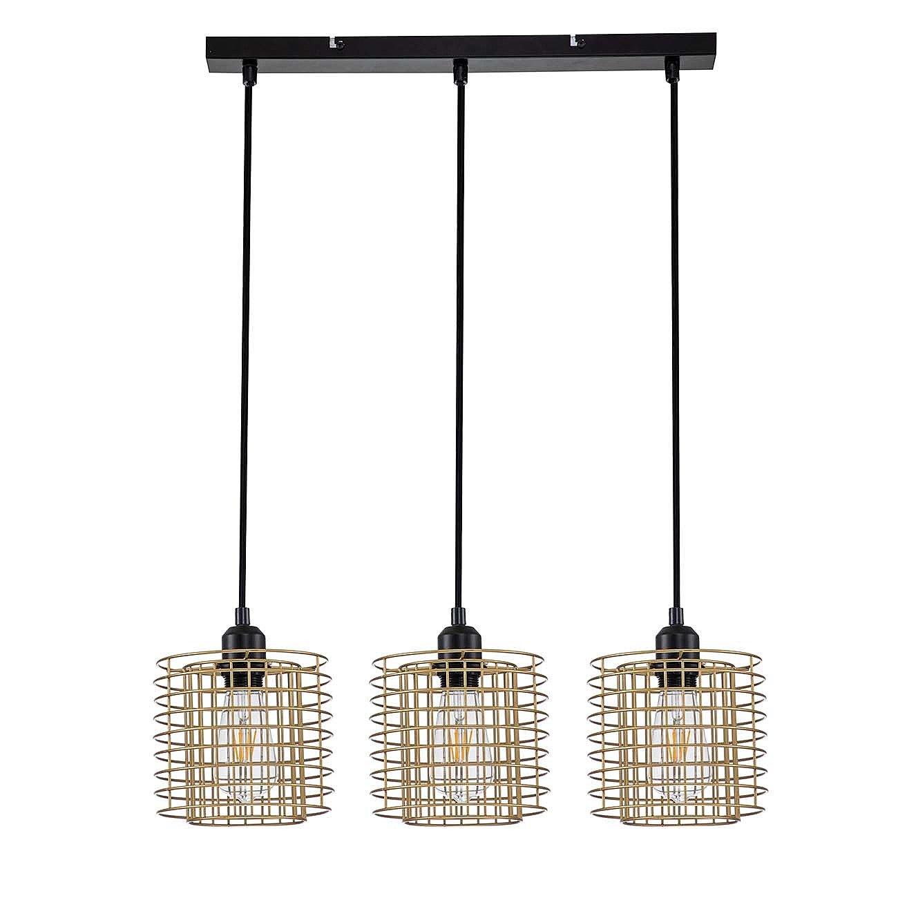 Светильник подвесной Escada Grid 10190/3S Gold