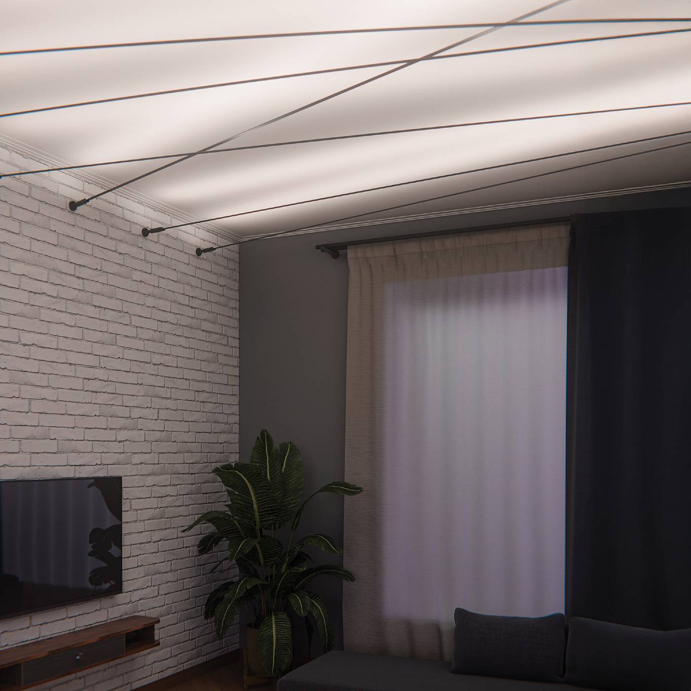 Монтажные крепления для тросов CORDA Lightstar Corda 418990