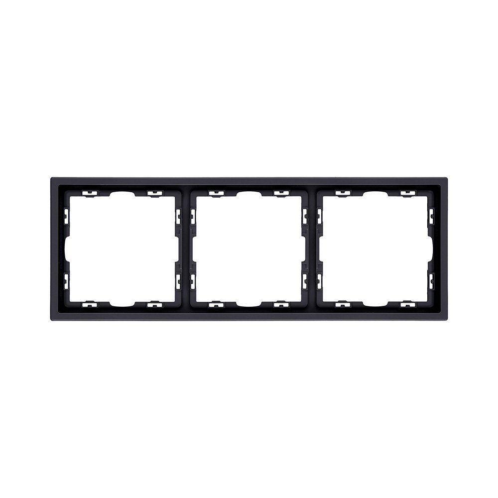 EC3BK Рамка 3-постовая, черный матовый Kollinger Eclipse EC3BK